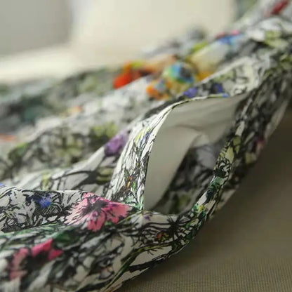 Luxe Zomerjurk Geprint Elegante Jurassic Design
