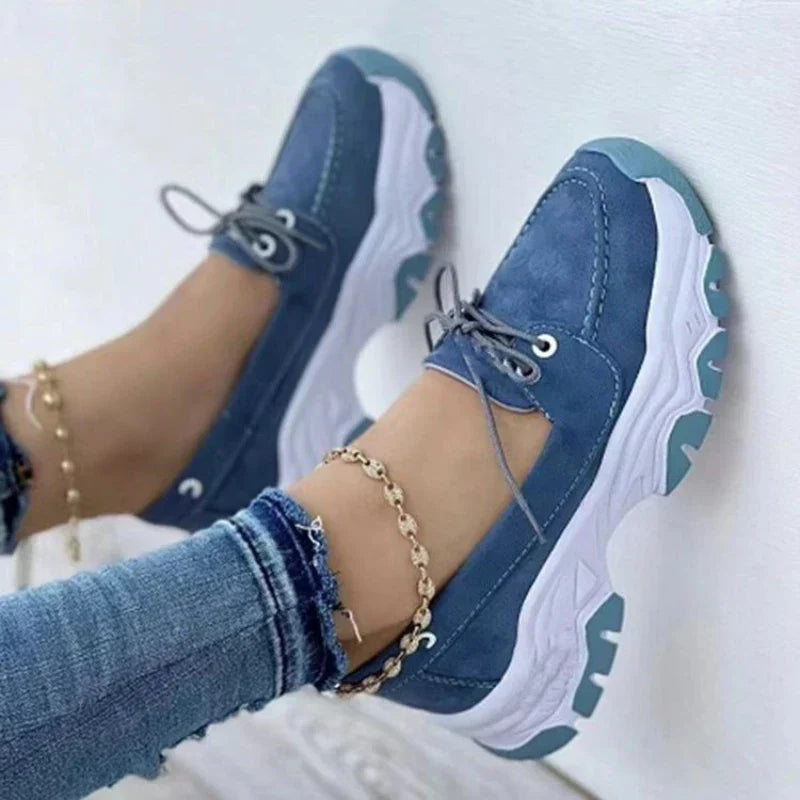Vrouwenschoenen Gevulkaniseerd Sportief Comfortabel