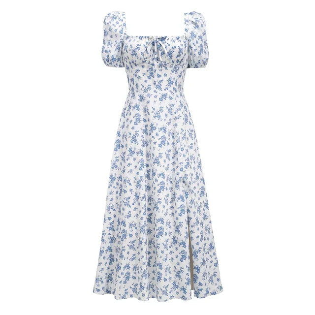 Zomerjurk Bloemenprint Vrouwelijke Jurk Zomerse Stijl - StudioMarella