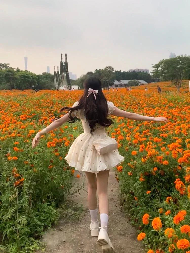 Zomerjurk Korte Bloemenjurk Feestelijke Vrouwelijke Jurk