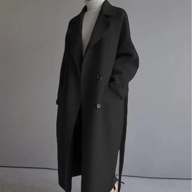 Dames Winterjas Wollen Warm en Chic