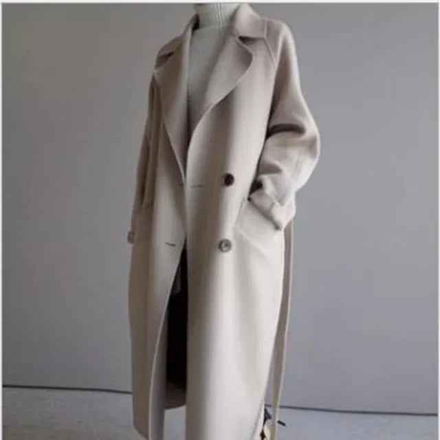 Dames Winterjas Wollen Warm en Chic - StudioMarella