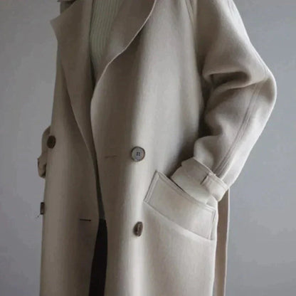 Dames Winterjas Wollen Warm en Chic