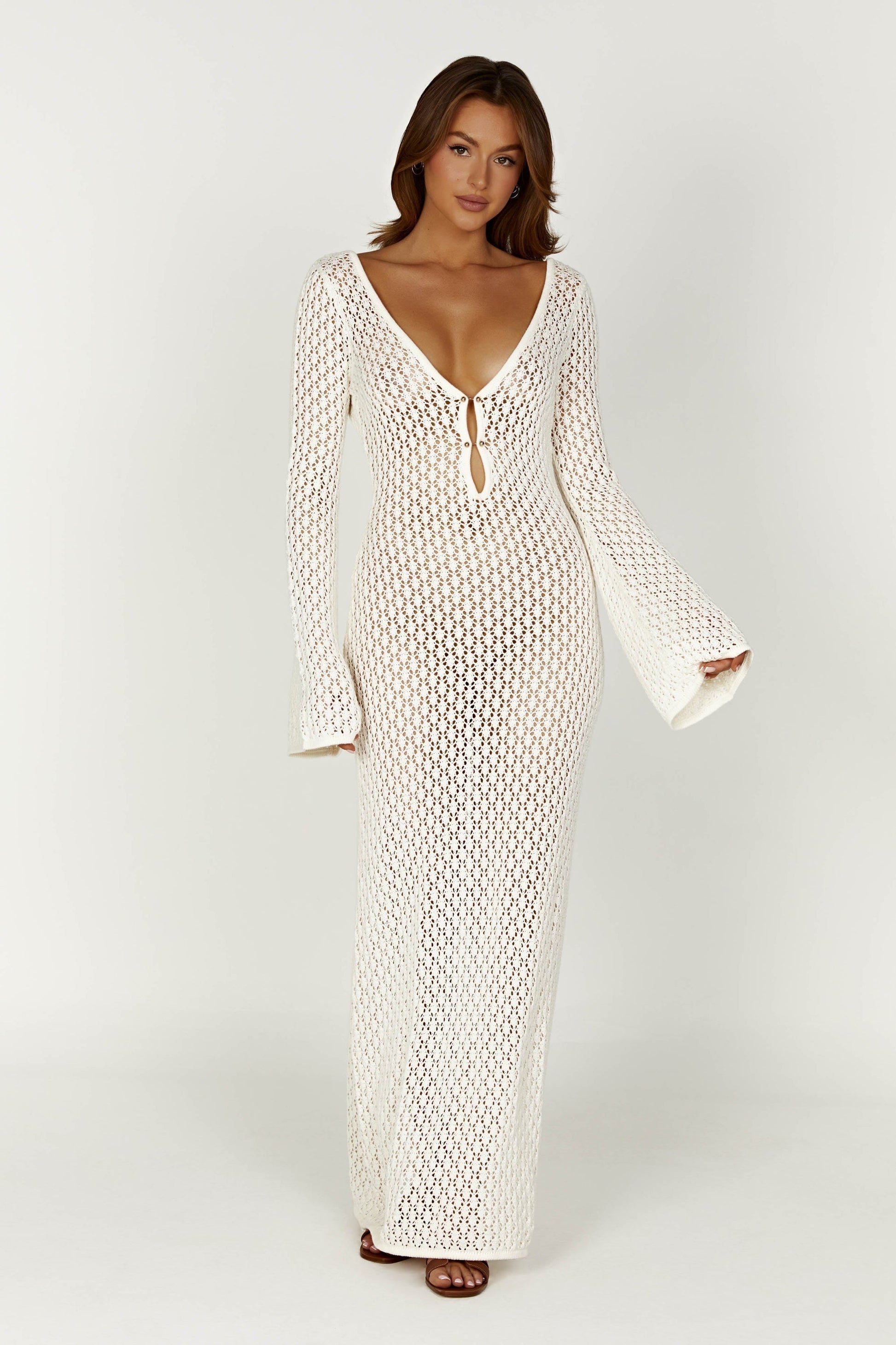 Dames Strandjurk Met Open Rug Stijlvol Model - StudioMarella
