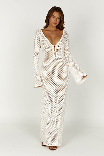 Dames Strandjurk Met Open Rug Stijlvol Model - StudioMarella