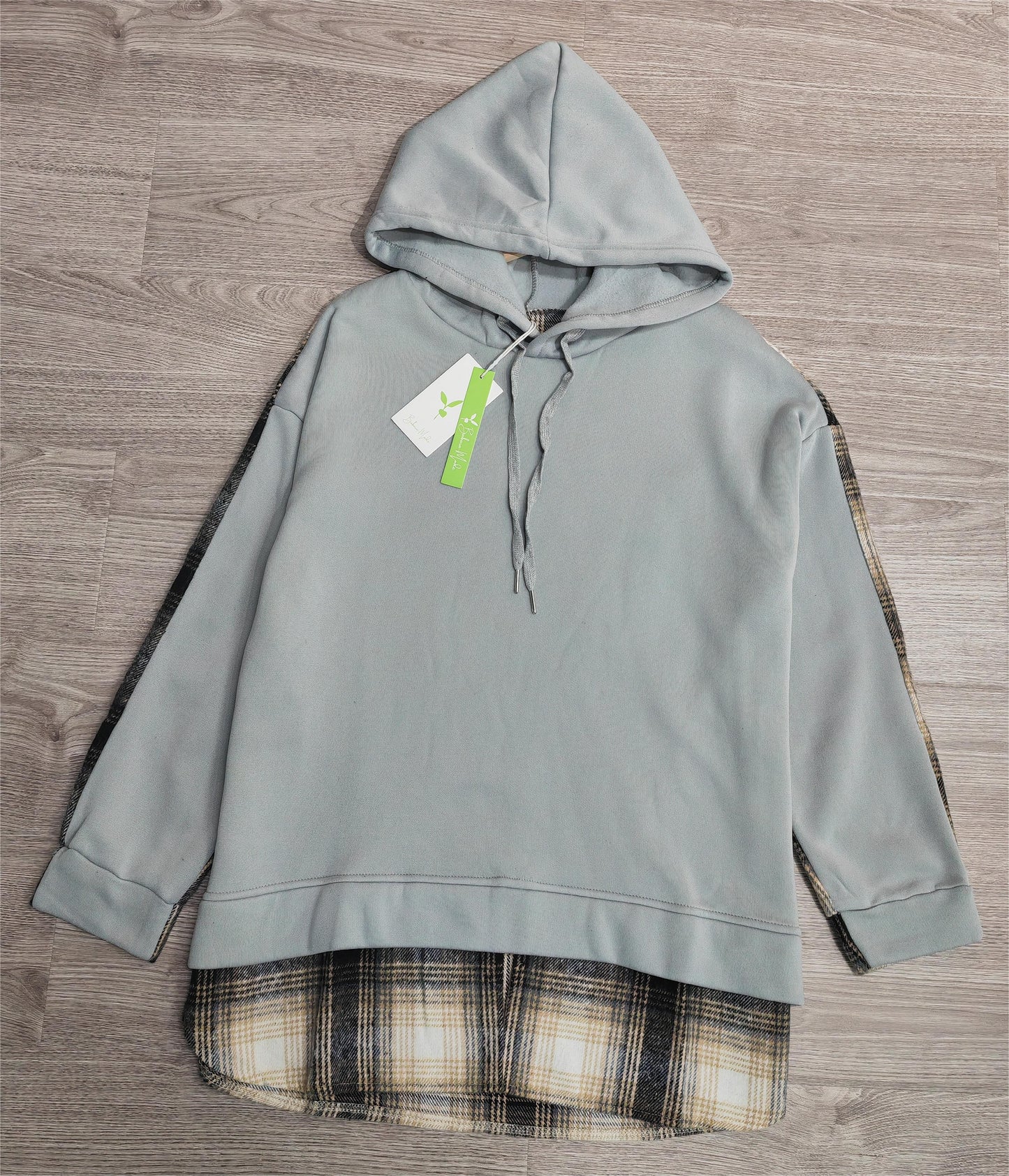 Comfortabele Sweatshirt Lange Mouwen met Patchwork Design