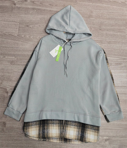 Comfortabele Sweatshirt Lange Mouwen met Patchwork Design