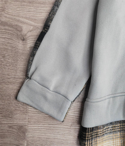 Comfortabele Sweatshirt Lange Mouwen met Patchwork Design