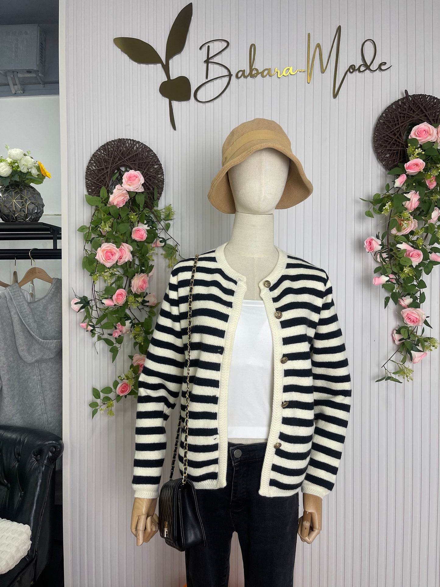 Vest voor Vrouw Gestreept Elegant Model - StudioMarella