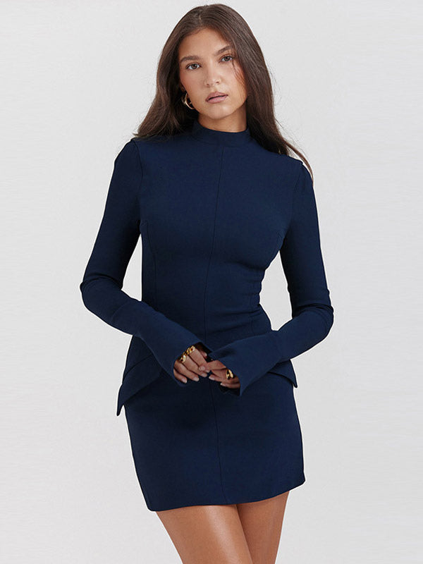 Isabella Jurk Elegante en Comfortabele Dolcevita Stijl