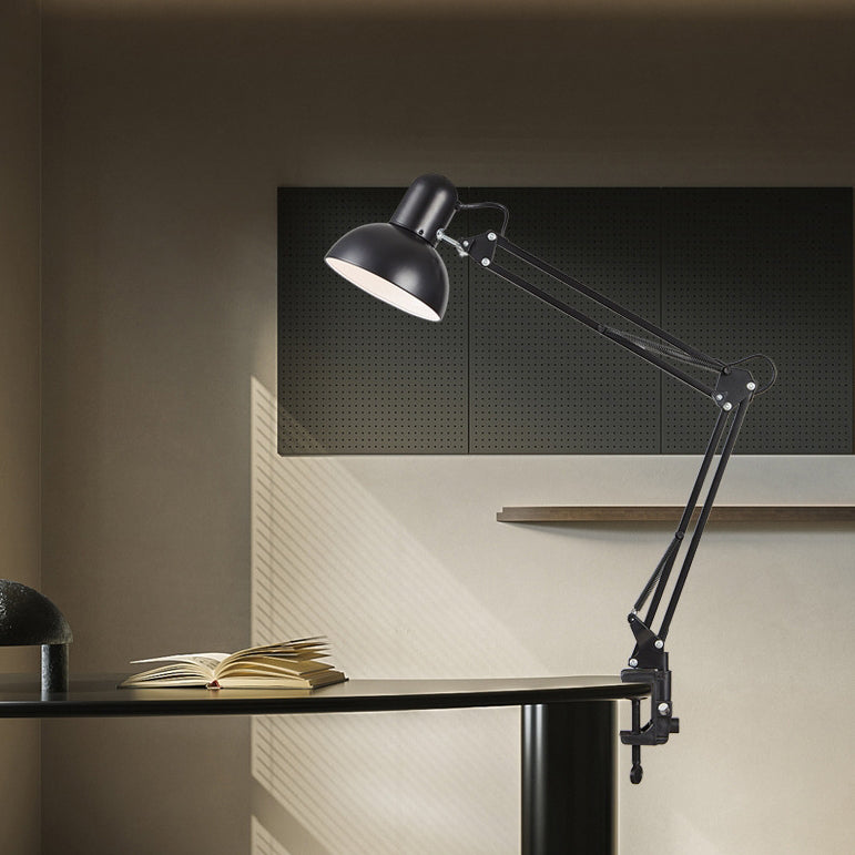 Verstelbare Bureaulamp met Klem | Industriële Leeslamp voor Bureau & Werkplek