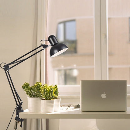 Minimalistische IJzeren Tafellamp met Verstelbare Houder – Verkrijgbaar in Meerdere Kleuren voor Modern Interieur
