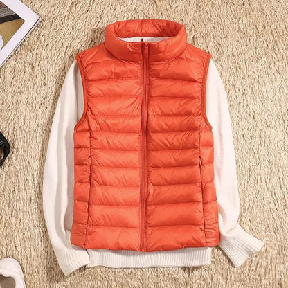 Dames Bodywarmer Lichtgewicht Gewatteerd Mouwloos