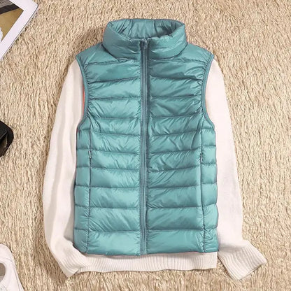 Dames Bodywarmer Lichtgewicht Gewatteerd Mouwloos