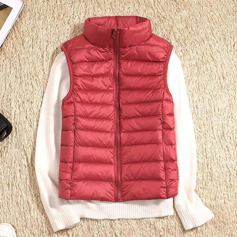 Dames Bodywarmer Lichtgewicht Gewatteerd Mouwloos