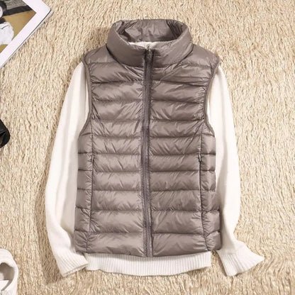 Dames Bodywarmer Lichtgewicht Gewatteerd Mouwloos