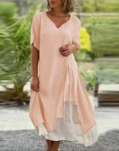 Elegante Jurk voor Vrouw voor Trouwfeest en Feesten