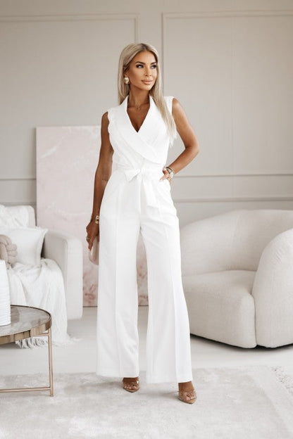 Jumpsuit Mouwloos Met Ceintuur Zomer Jurk - StudioMarella