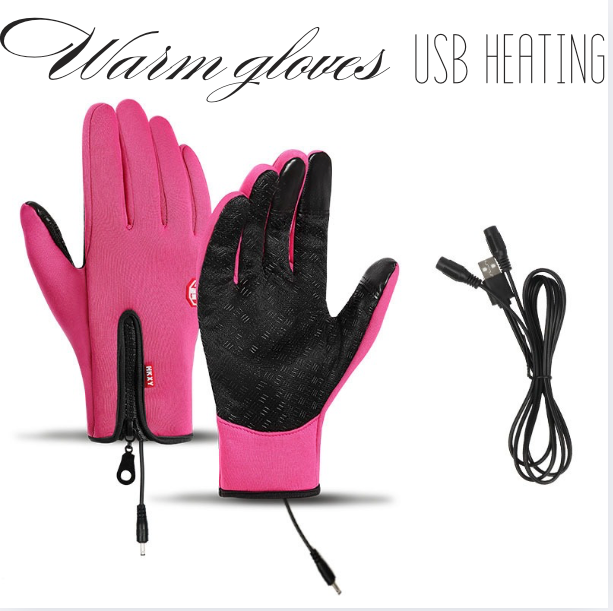 Verwarmbare Handschoenen met USB Touchscreen Waterdicht Winddicht voor Winter