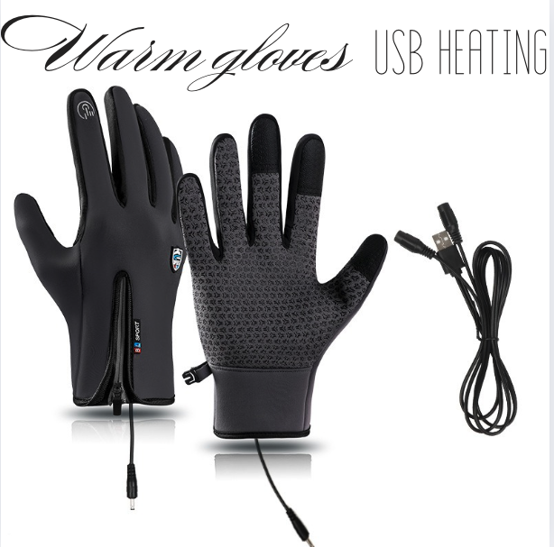 Verwarmbare Handschoenen met USB Touchscreen Waterdicht Winddicht voor Winter