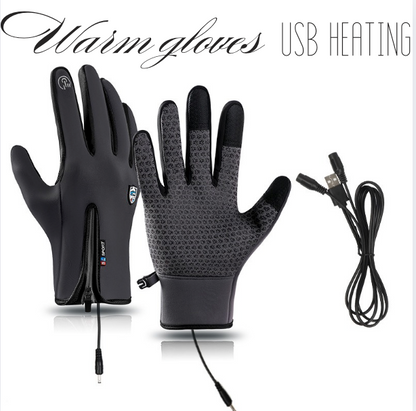 Verwarmbare Handschoenen met USB Touchscreen Waterdicht Winddicht voor Winter