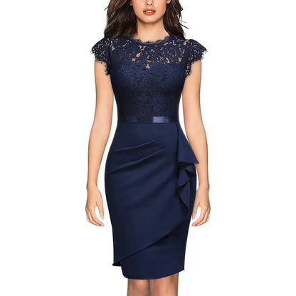 Jurk voor Dames Elegante Lange Kant
