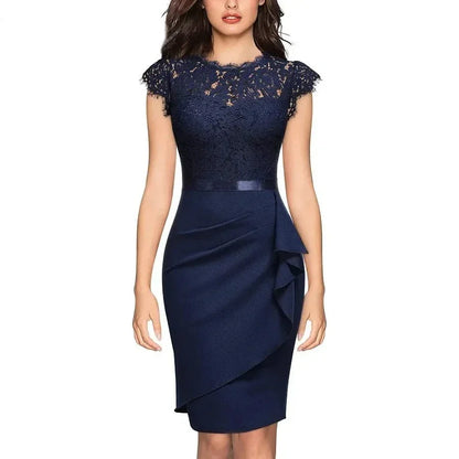 Jurk voor Dames Elegante Lange Kant