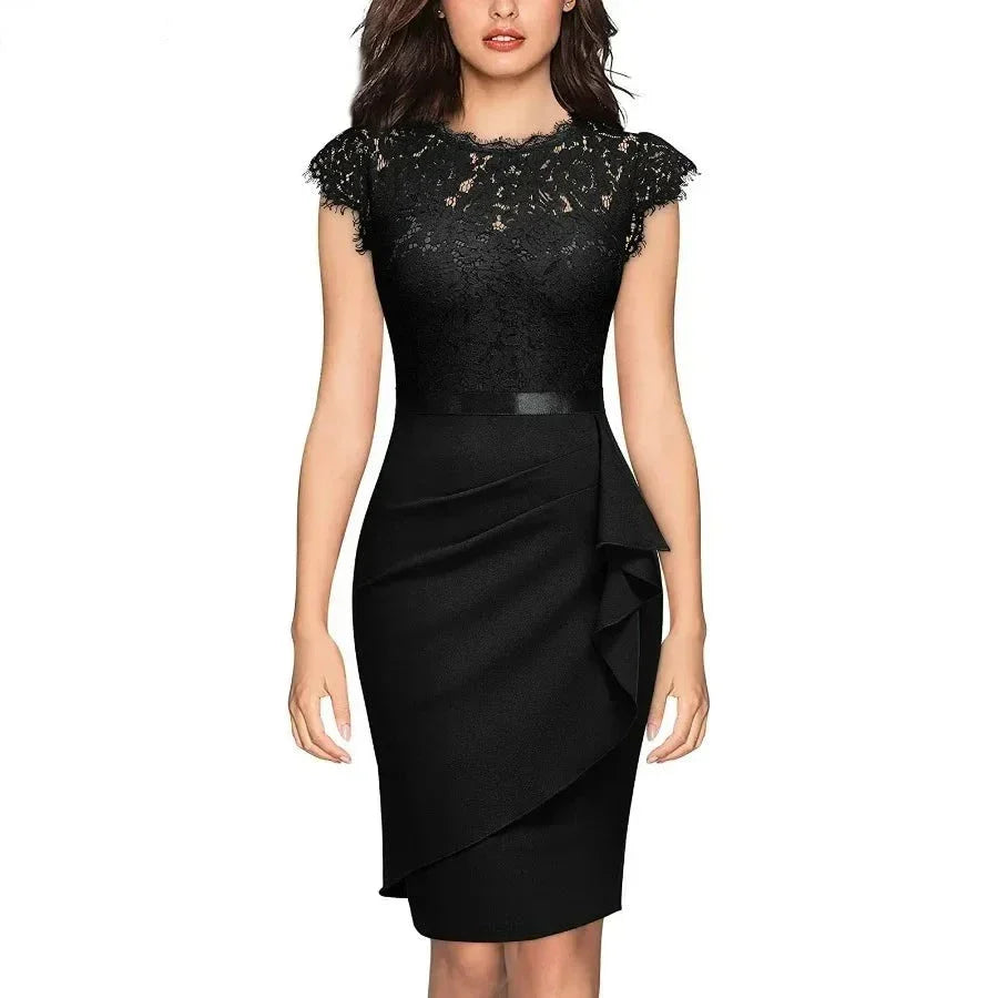 Jurk voor Dames Elegante Lange Kant