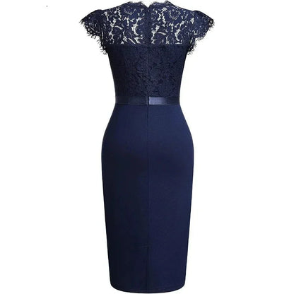 Jurk voor Dames Elegante Lange Kant
