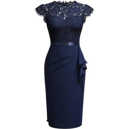 Jurk voor Dames Elegante Lange Kant
