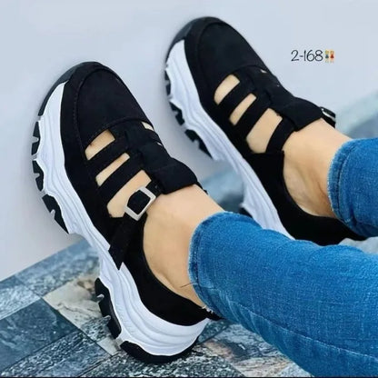Dames Zomersandalen met Dikke Zool Comfortabel en Stijlvol