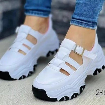 Dames Zomersandalen met Dikke Zool Comfortabel en Stijlvol