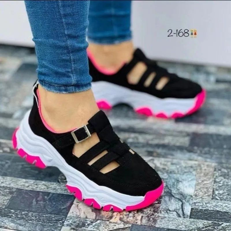 Dames Zomersandalen met Dikke Zool Comfortabel en Stijlvol