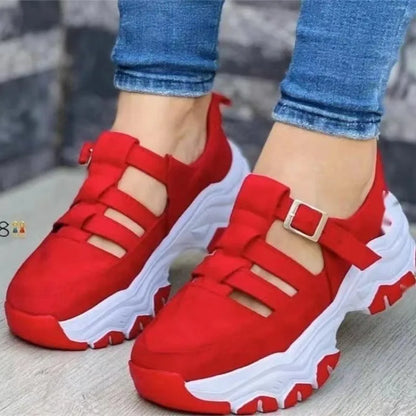 Dames Zomersandalen met Dikke Zool Comfortabel en Stijlvol