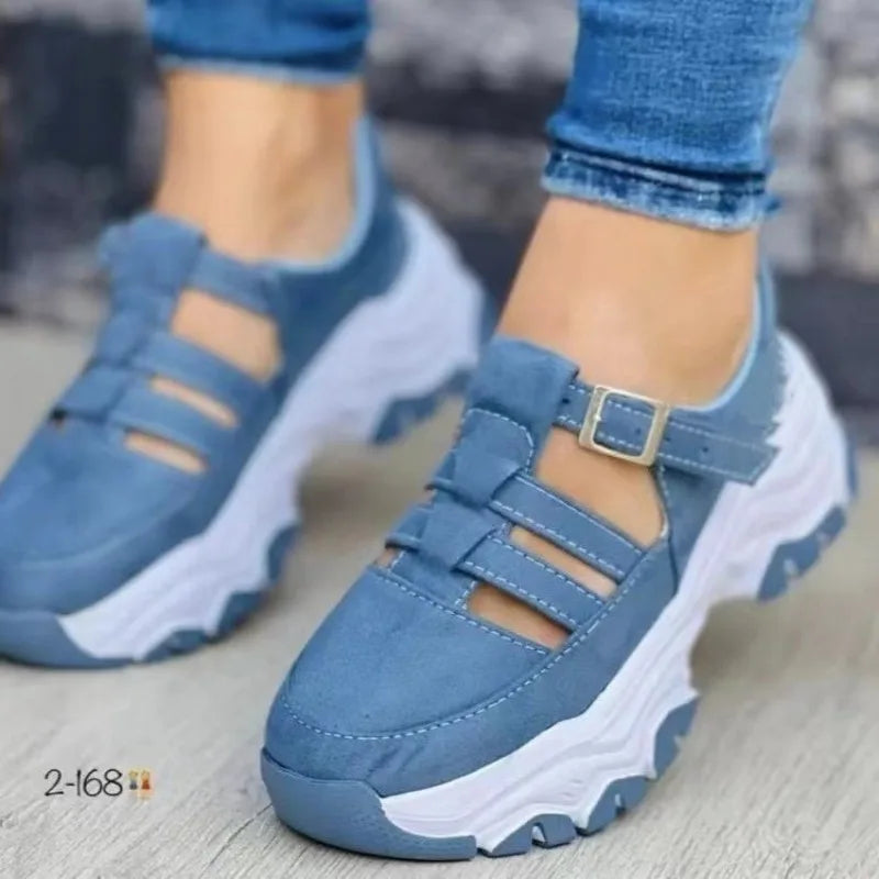 Dames Zomersandalen met Dikke Zool Comfortabel en Stijlvol