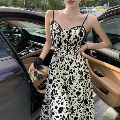 Retro Jurk Zomerse Vrouwen Jurk Elegante Stijl