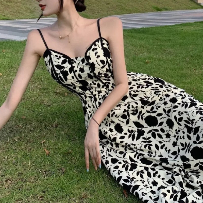 Retro Jurk Zomerse Vrouwen Jurk Elegante Stijl