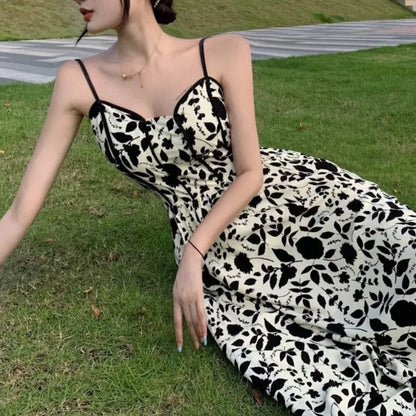 Retro Jurk Zomerse Vrouwen Jurk Elegante Stijl