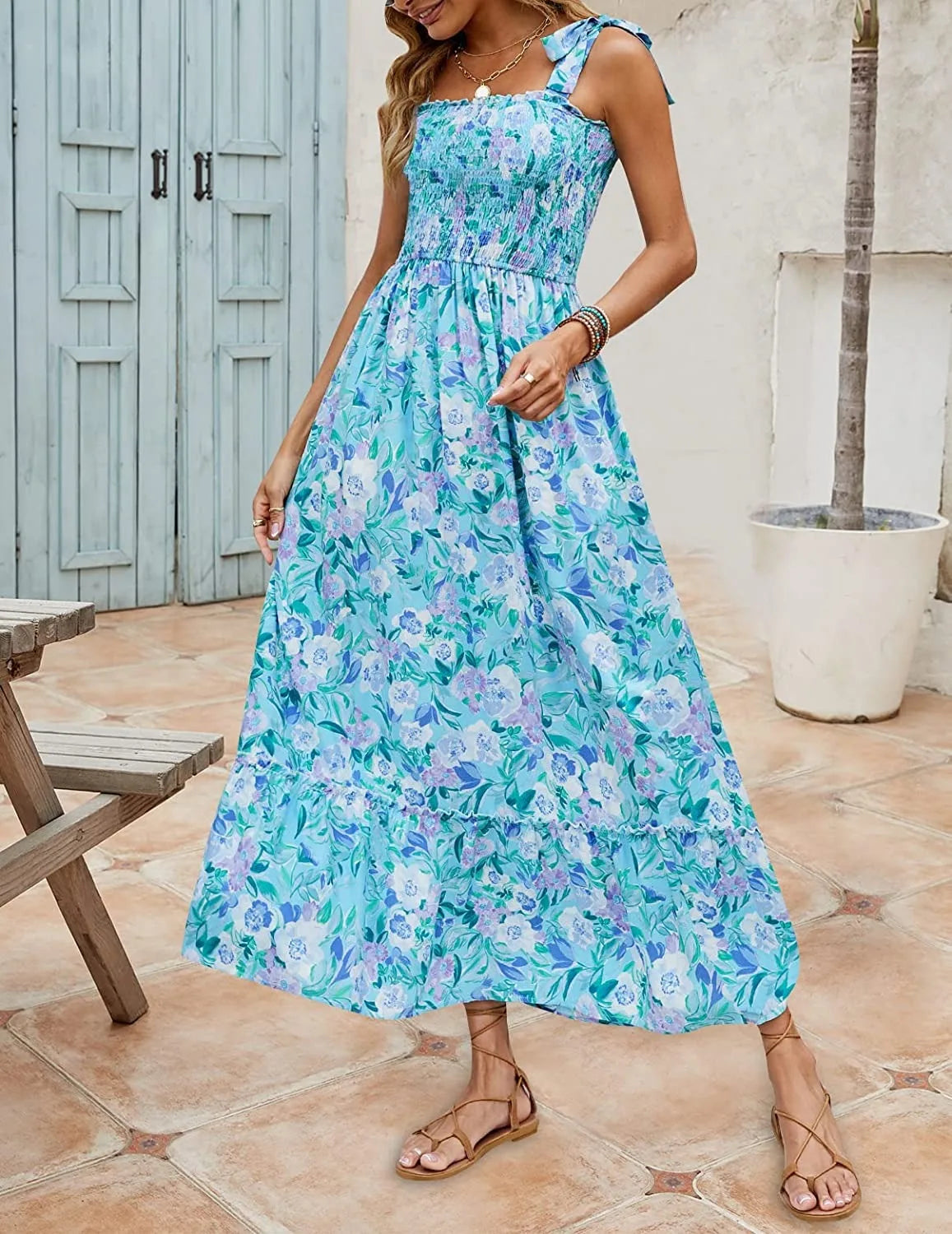 Zomerjurk Lange Rok Bohemian Stijl Zonwerend
