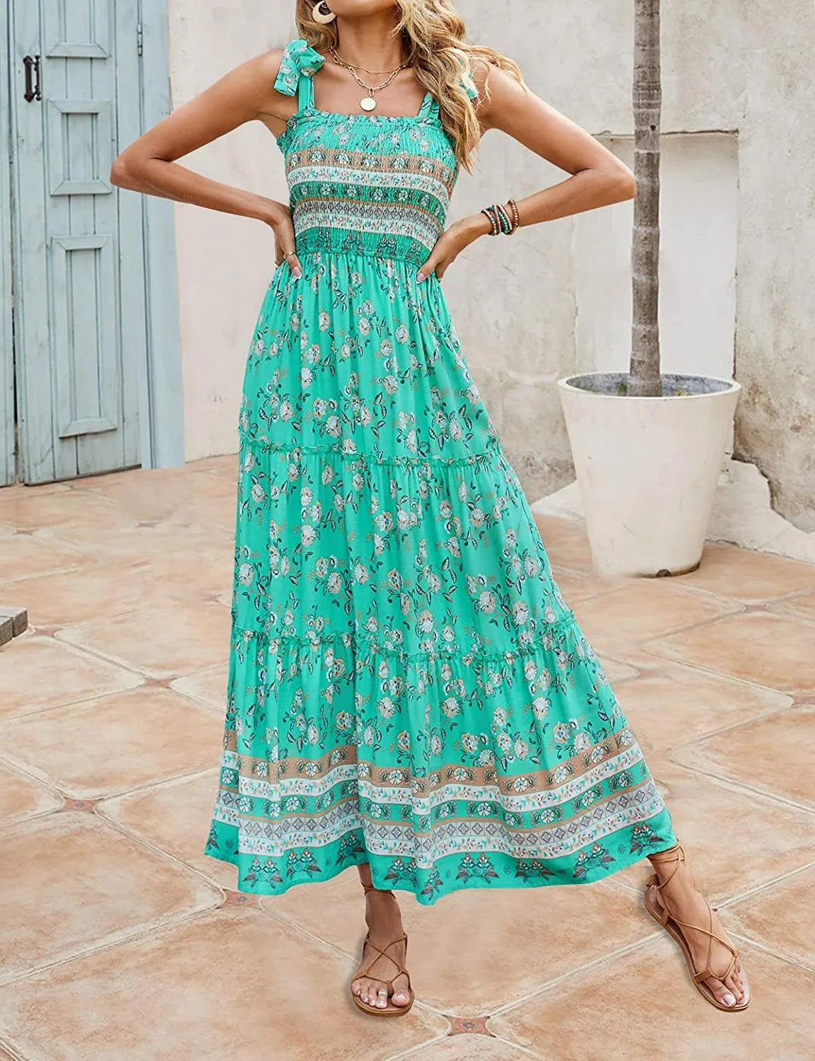 Zomerjurk Lange Rok Bohemian Stijl Zonwerend