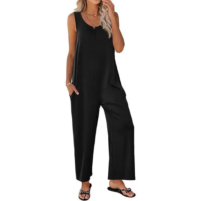 Zomerjumpsuit Vrouwelijk Comfortabel voor Zomervakantie