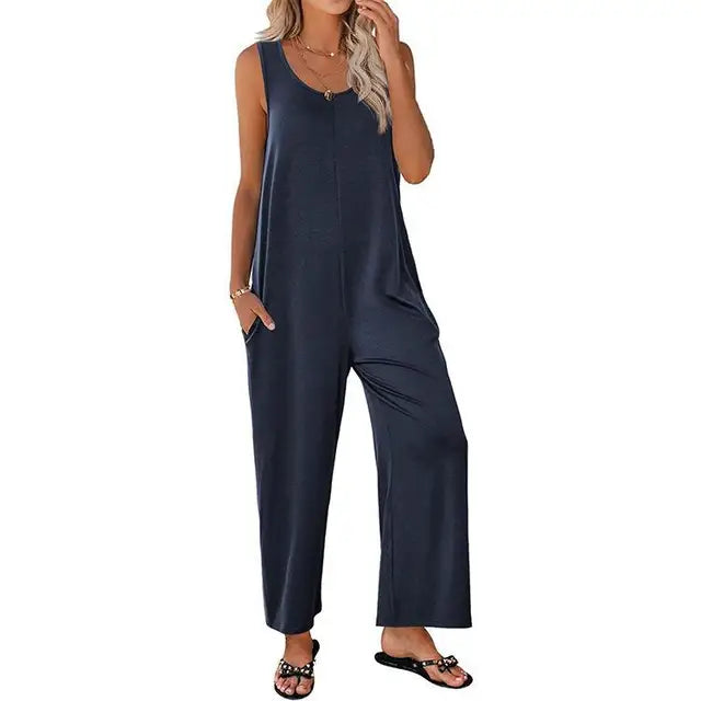 Zomerjumpsuit Vrouwelijk Comfortabel voor Zomervakantie