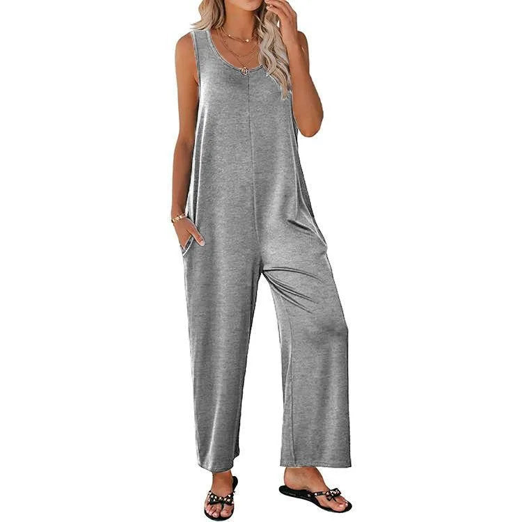 Zomerjumpsuit Vrouwelijk Comfortabel voor Zomervakantie