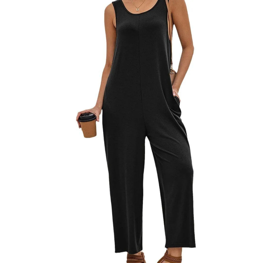 Zomerjumpsuit Vrouwelijk Comfortabel voor Zomervakantie