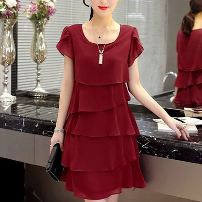 Zomerjurk Vrouwelijk Vrolijk Zomerkleed