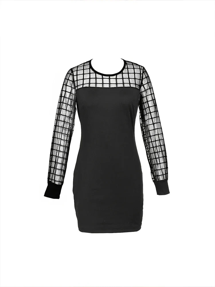 Damesjurk Mesh Zomerjurk Licht en Luchtig