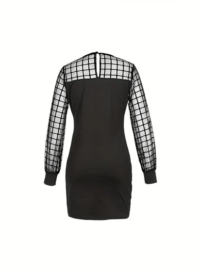 Damesjurk Mesh Zomerjurk Licht en Luchtig