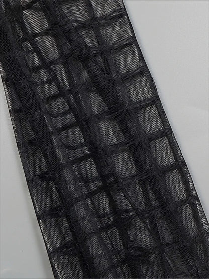 Damesjurk Mesh Zomerjurk Licht en Luchtig