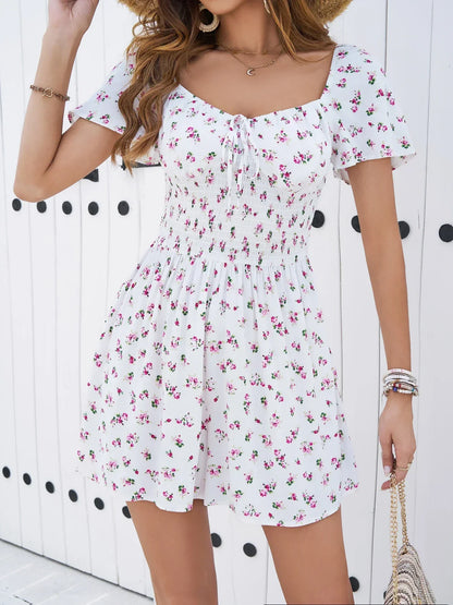 Vrouwelijke Nachtjurk Lente Zomer Florale Print