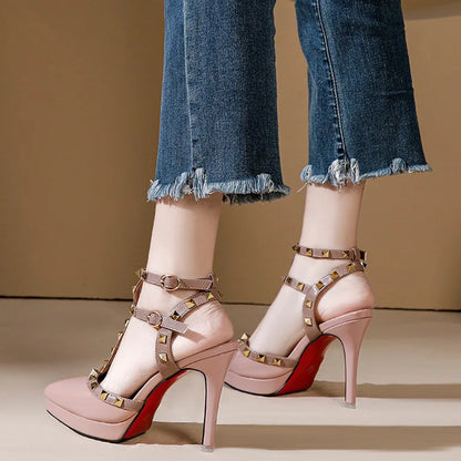 Valentijn Sandalen: Luxe Hoge Hakken Zomerschoenen